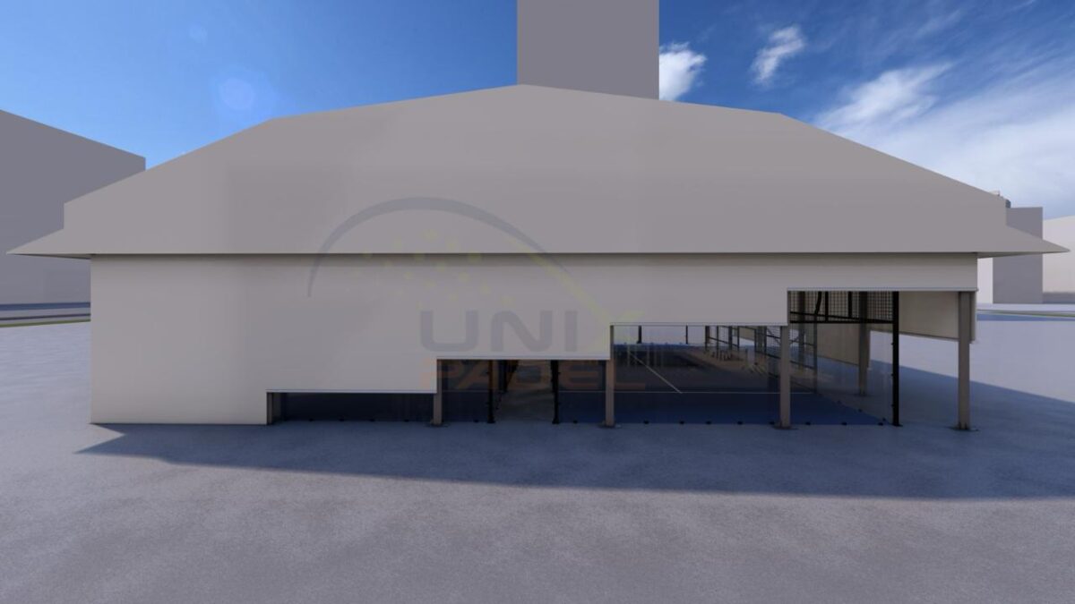 Retractable Side and Roof Canopy System - Unixpadel