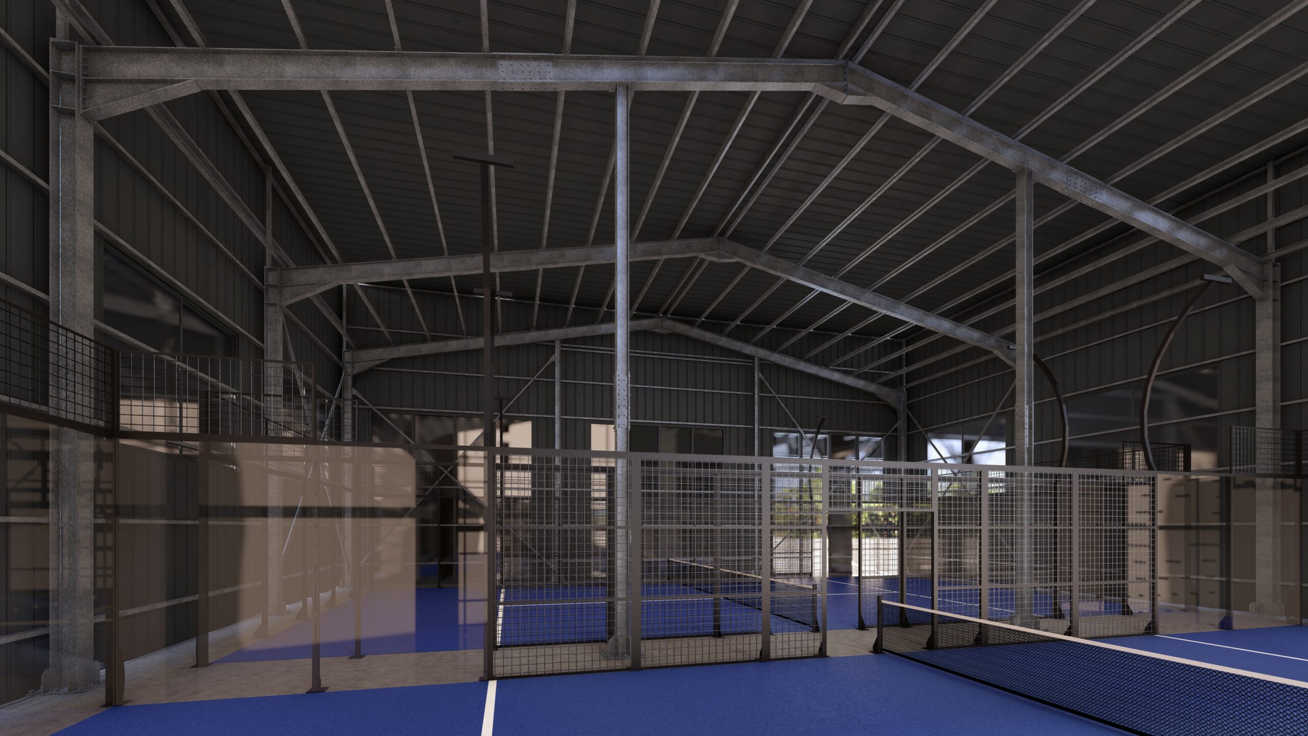 Sandwich Padel structural detail