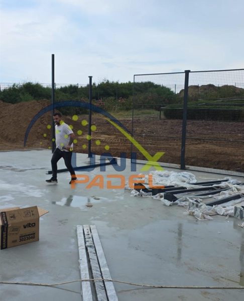 Elexus Hotel Extra Wind Resistant Padel Court Structure in Northern Cyprus