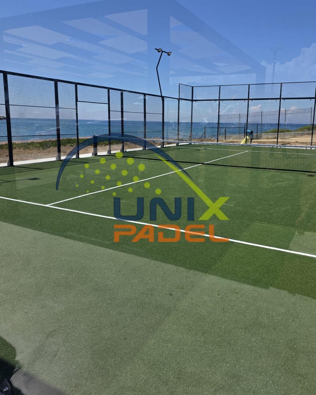 Completed Unixpadel Championship Padel Court at Elexus Hotel in Northern Cyprus
