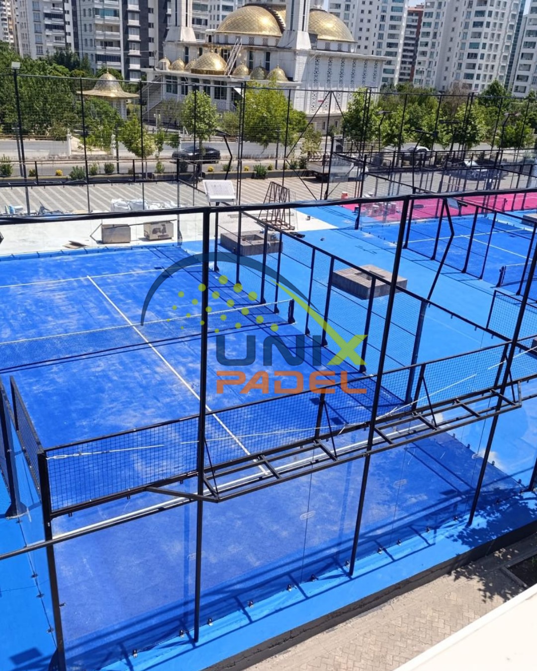 Installation of the FIP Tournament Padel Courts in Diyarbakir
