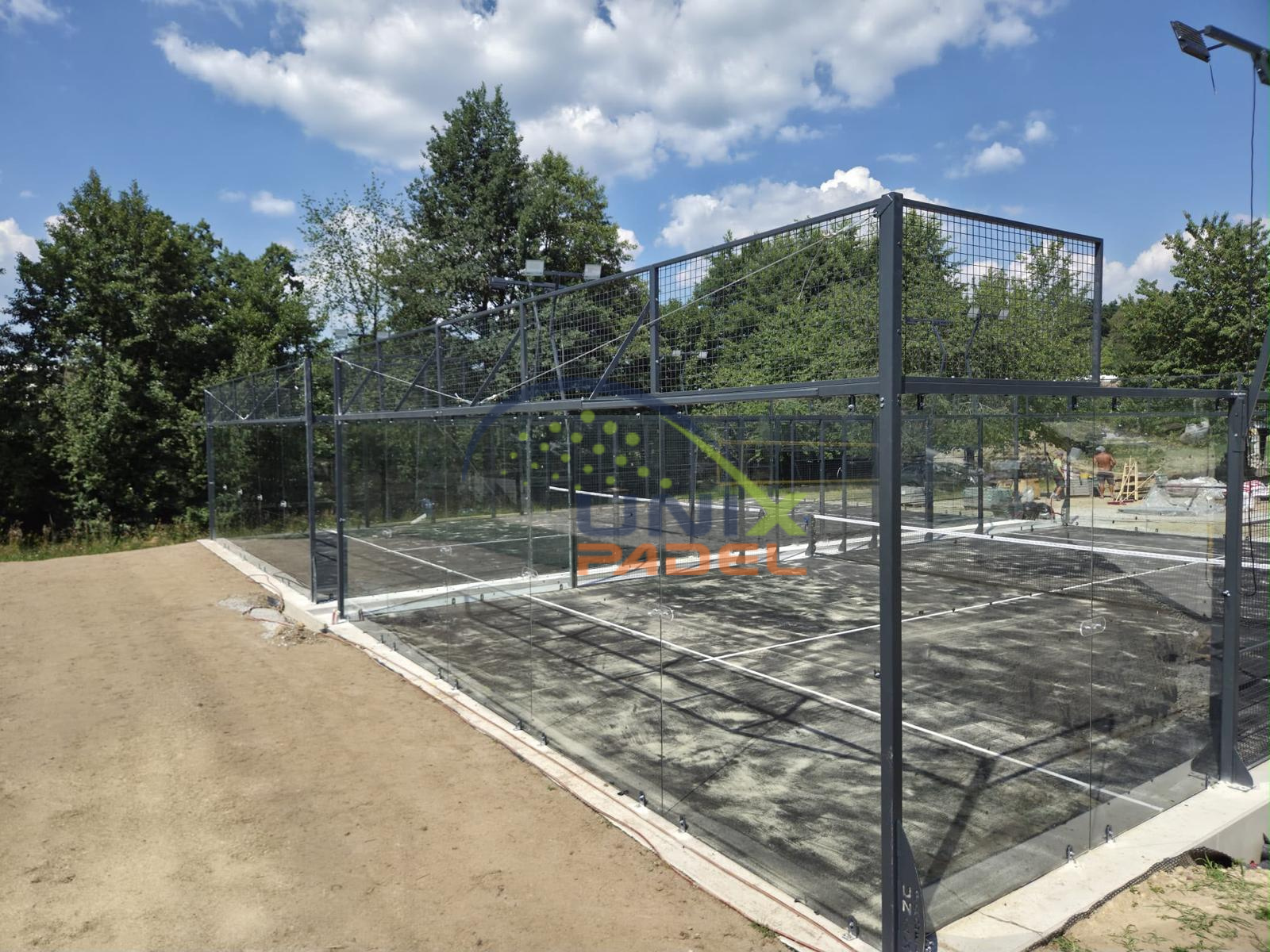 Unixpadel professional padel court construction in Germany