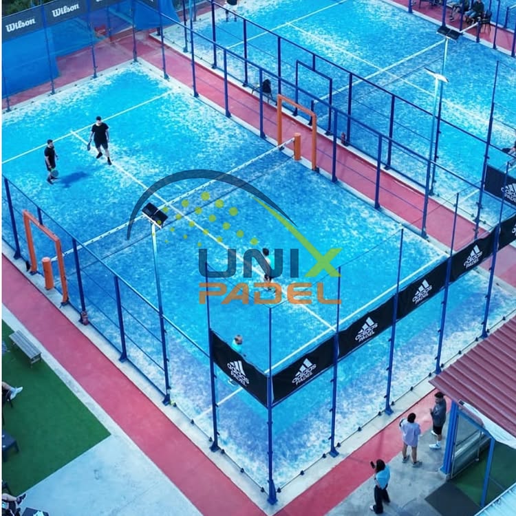 3 Standard Padel Courts delivered in Chalkida, Greece