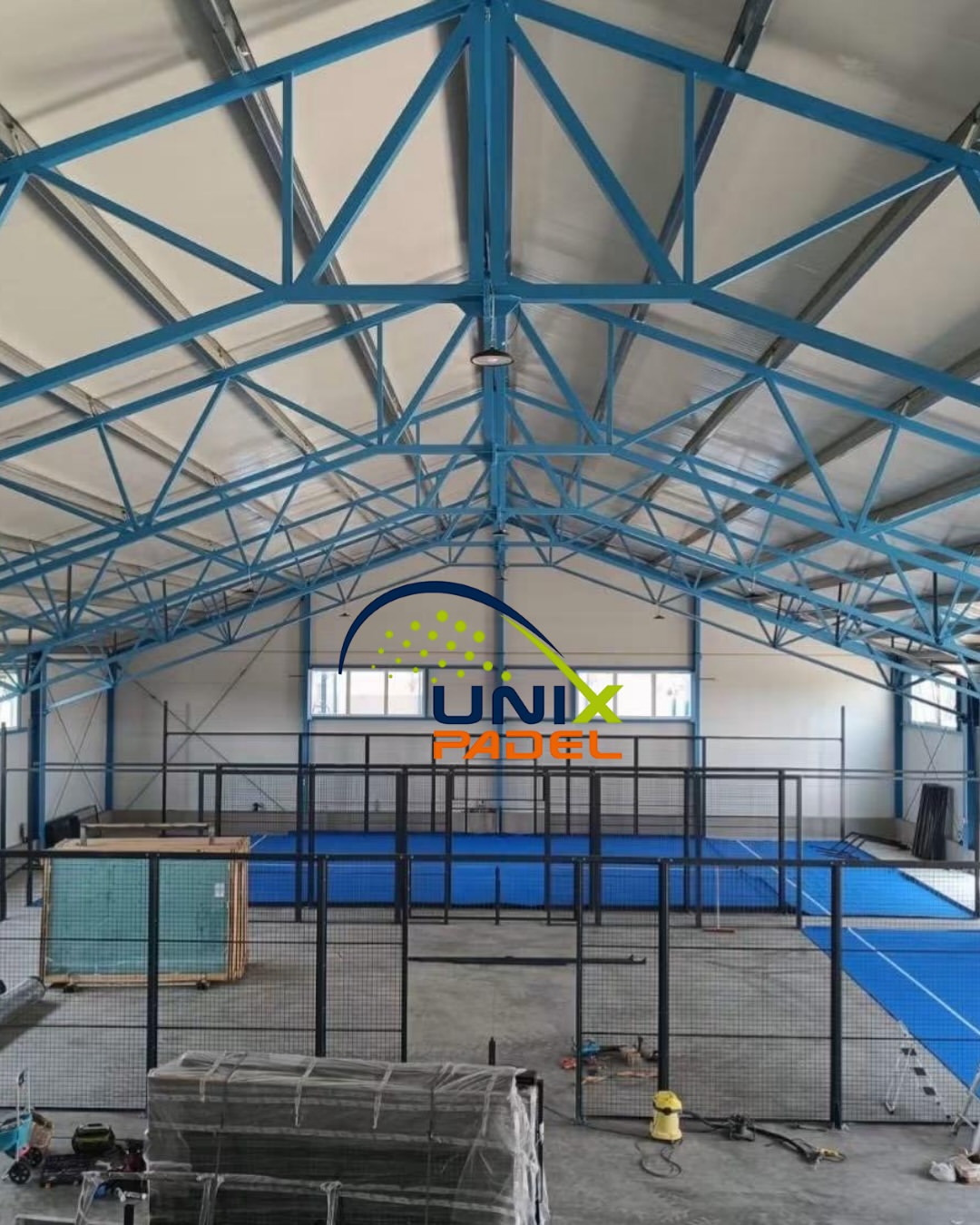 Panoramic and Single Padel Court Engineering by Unix Padel Unix Padel Professional Court System - Tempered glass and premium turf in Virginia USA
